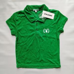 Playboy Cropped Polo Small NWT